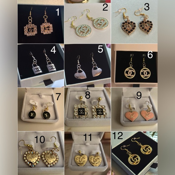 Authentic ZIPPER-PULL EARRINGS